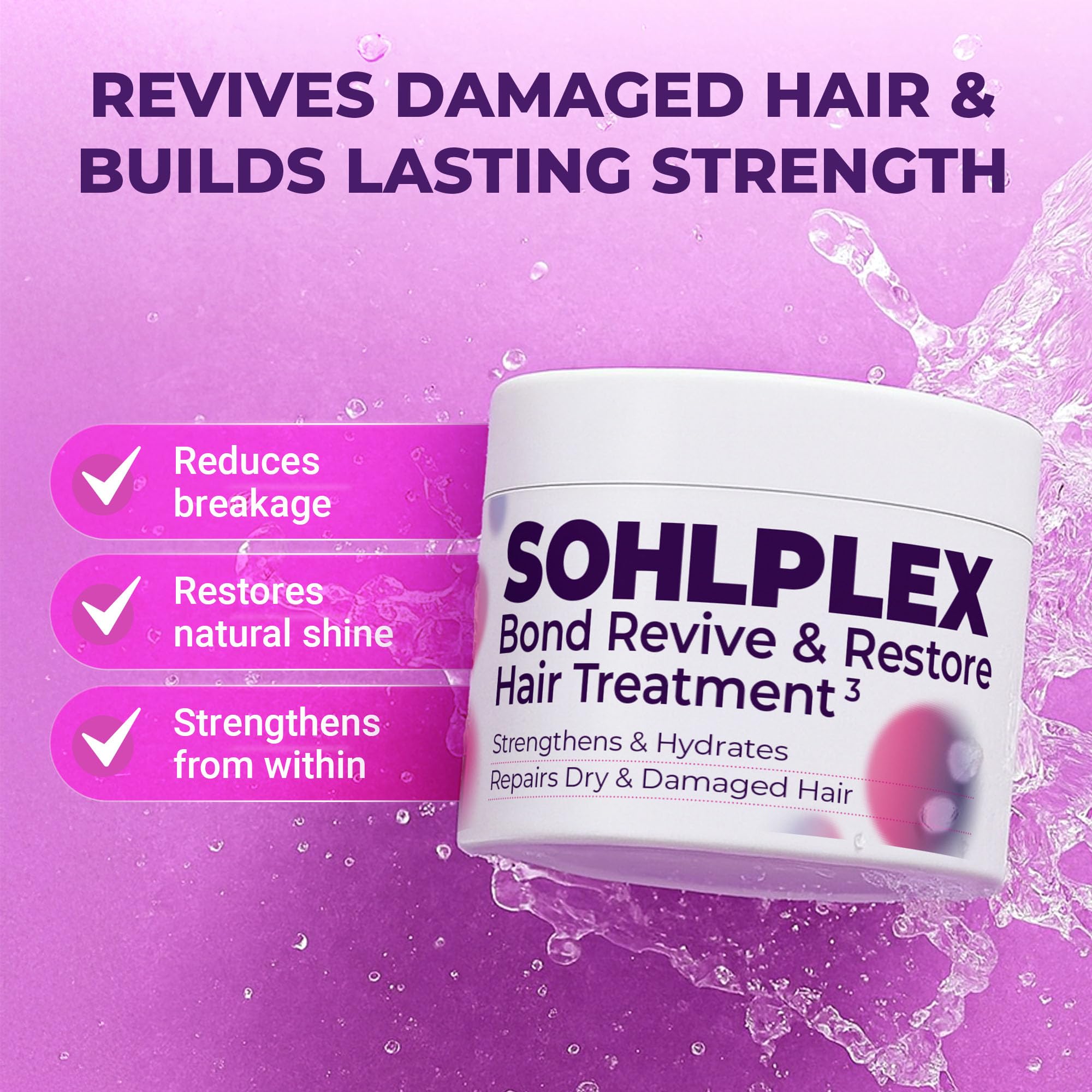 sohl-I.D. hair mask vitamin-rich formula nourishes and protects hair.
