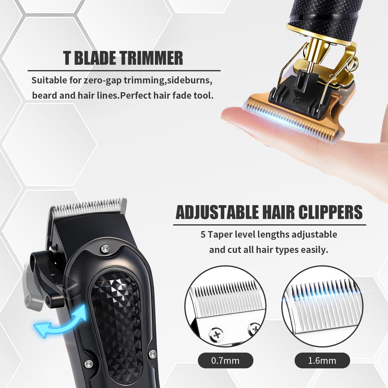 Soieho four-speed rotating motor enables adaptable grooming across hair types.