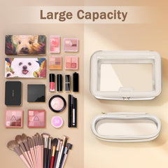 Soimeat leather cosmetic case offers scratch-resistant durability and refined style.