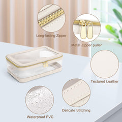 Soimeat transparent waterproof bag keeps contents protected in all conditions.