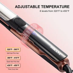 SOKANY PTC fast-heating element enables quick styling sessions.