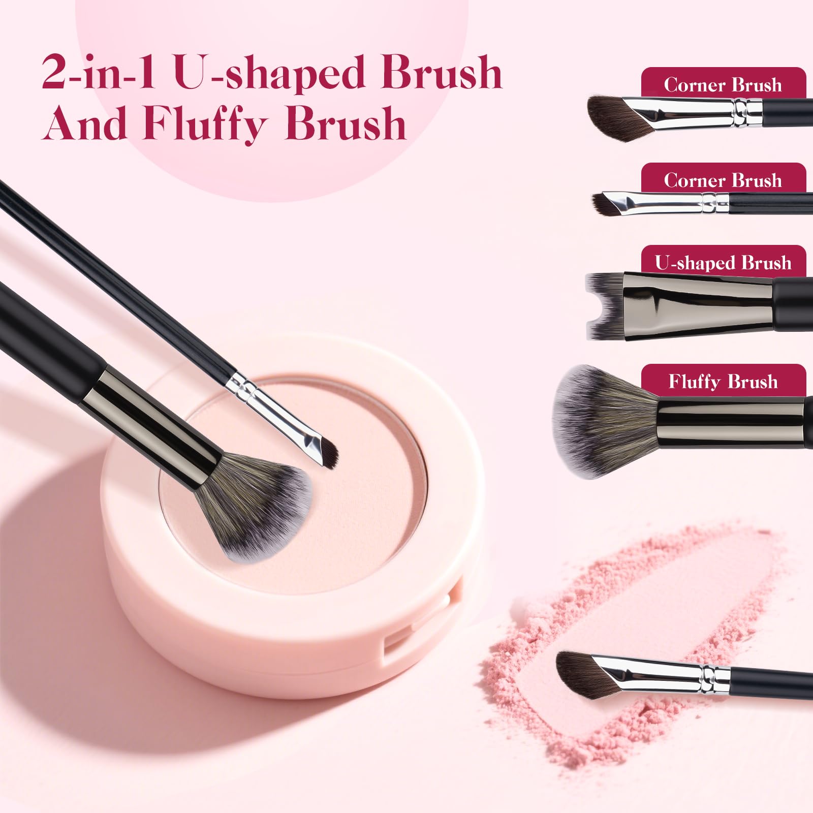 Sokfone Sculpting Dual-End Nose Brush—ergonomic handle for better control