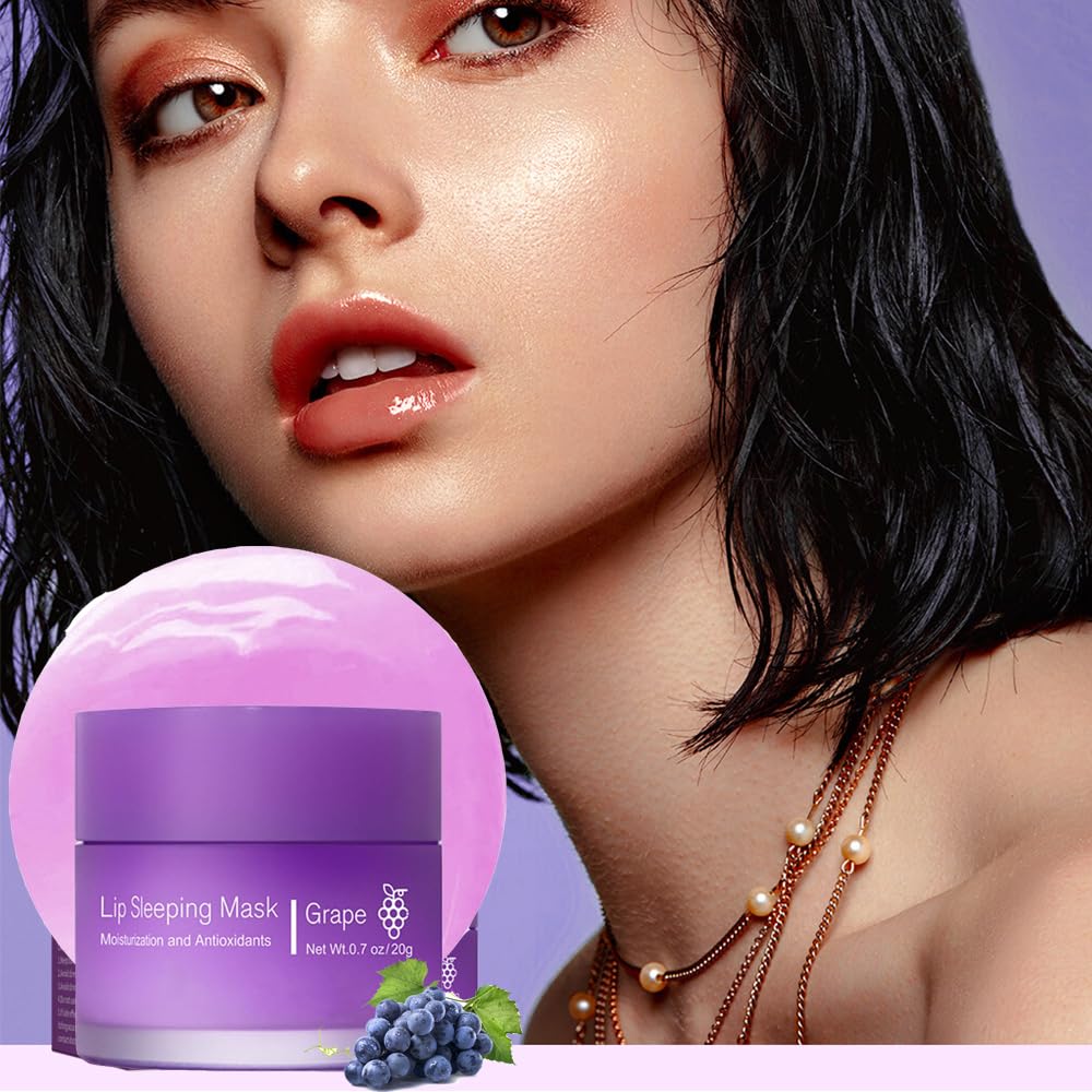 Sokgo berry scented lip mask on bedside table implying nightly routine