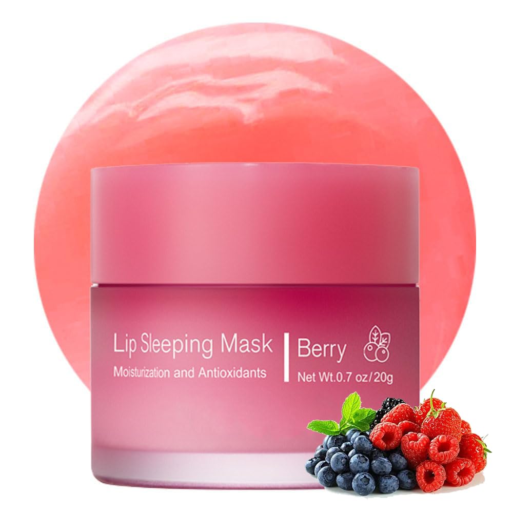 Sokgo hydrating sleeping lip mask berry tube close-up for overnight moisture