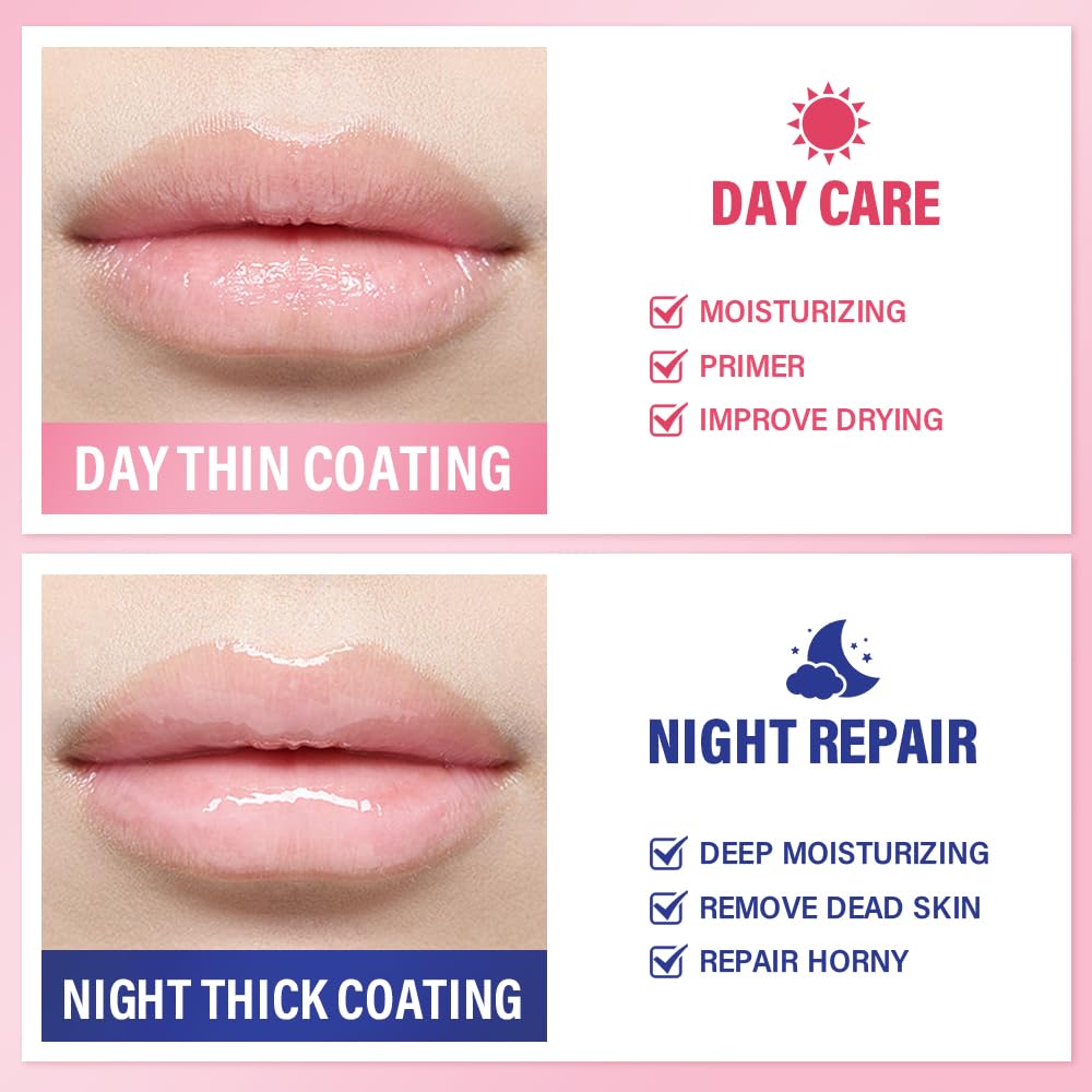 Sokgo night care lip mask close-up absorption into lips for hydration