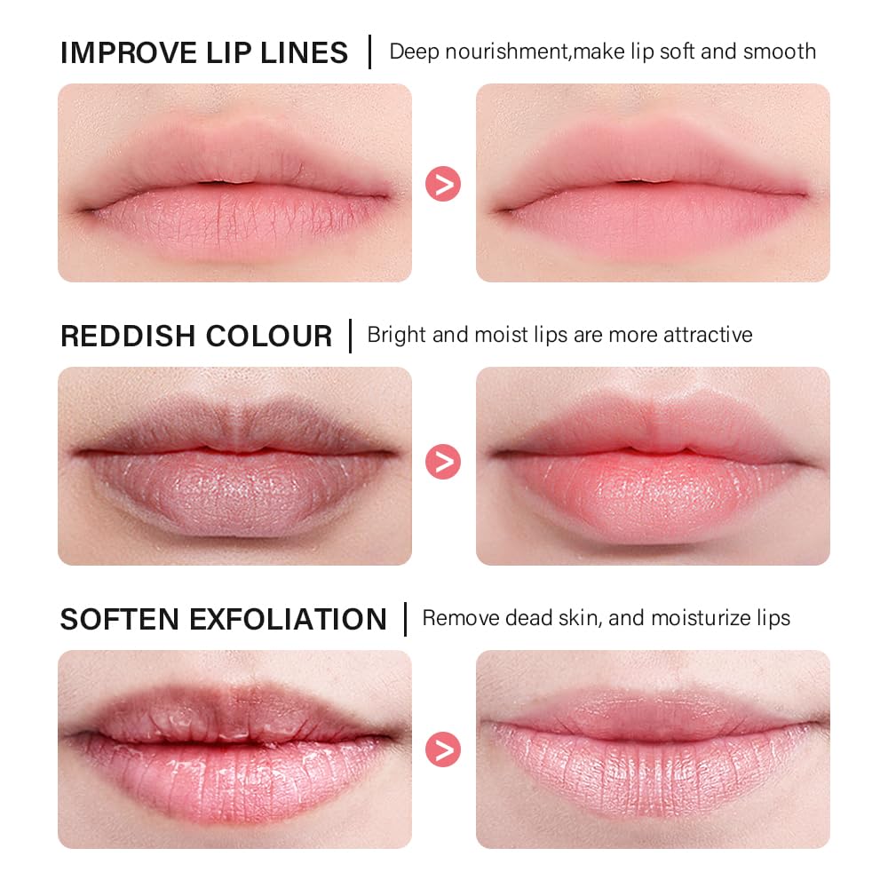 Sokgo sleeping lip mask application on lips showing smooth spread