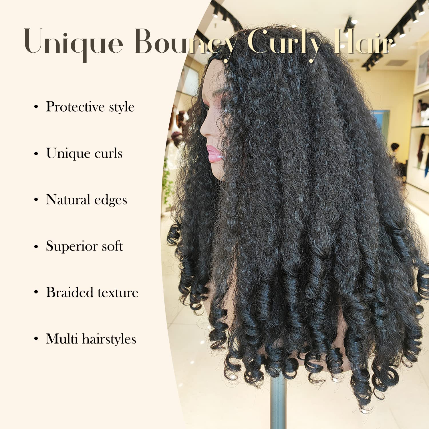 SOKU Afro Curly V Part Wig style-ready image shows effortless styling options.