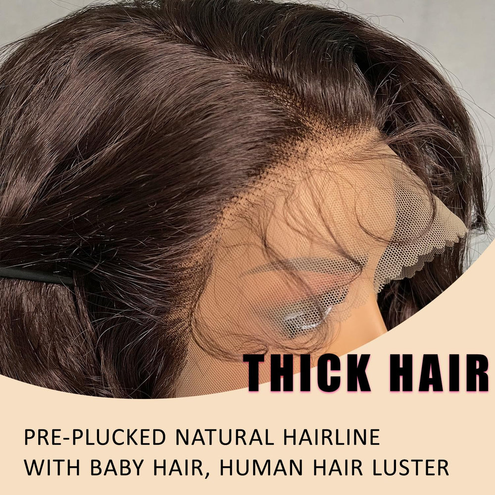 SOKU Brown glueless transparent lace cap for easy wear and secure fit.
