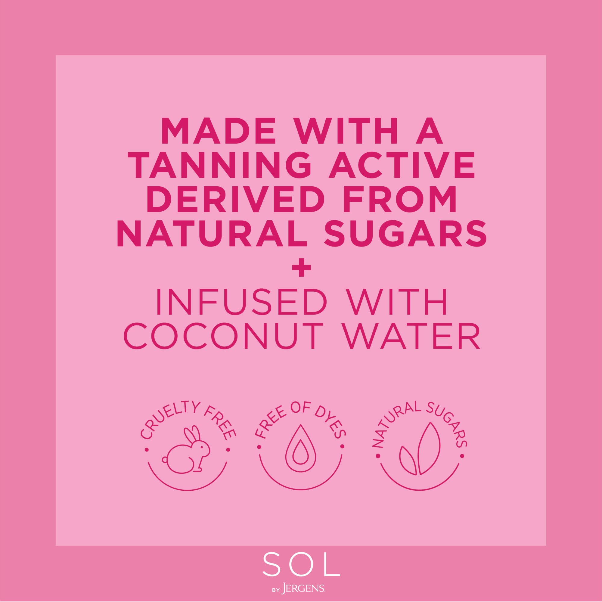 SOL by Jergens Deep Water Mousse even-coverage delivers uniform color