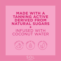 SOL by Jergens Deep Water Mousse even-coverage delivers uniform color