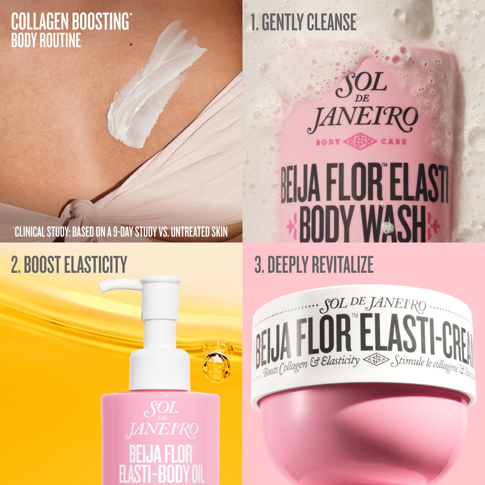 Sol de Janeiro Elasti-Body Oil massaged in circular motions for absorption