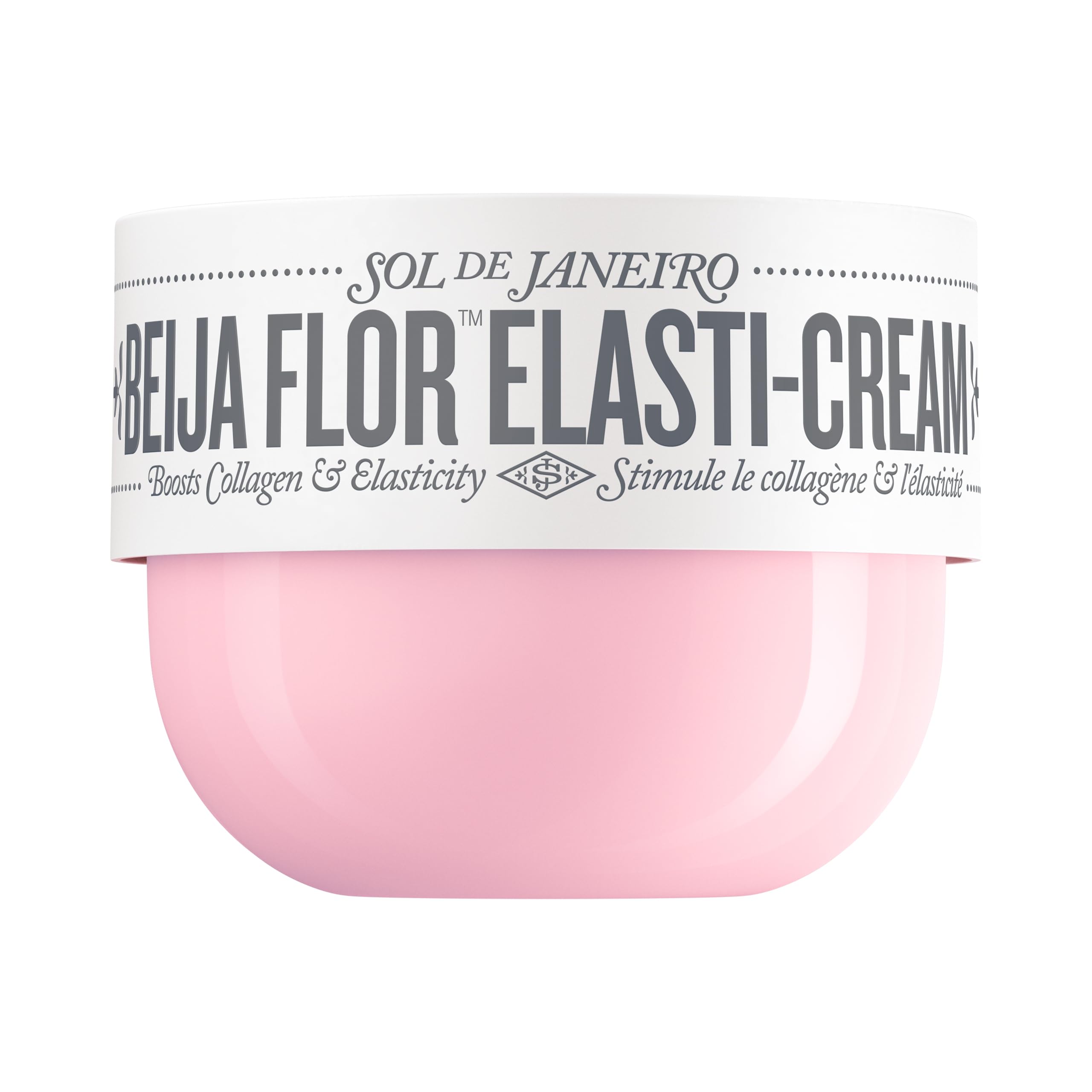 Sol de Janeiro Beija Flor Elasti-Cream packshot showing rich hydration for elasticity support