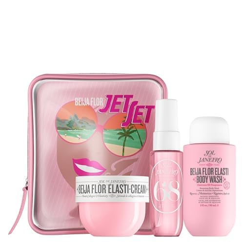 SOL DE JANEIRO Beija Flor Elasti-Cream travel-size jar for collagen-friendly texture refinement