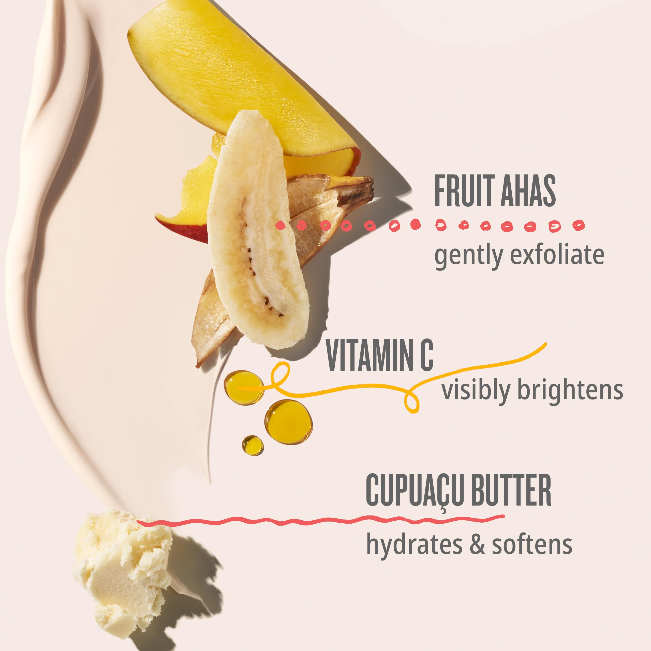 Sol de Janeiro Bom Dia Bright Cream ingredients hint—AHA exfoliation.