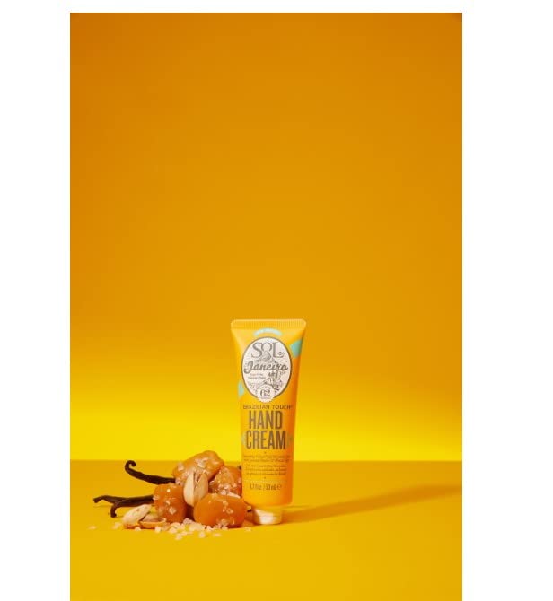 Sol de Janeiro Brazilian Touch Hand Cream cuticle care image shows moisturized nails.