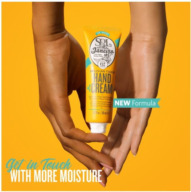 Sol de Janeiro Brazilian Touch Hand Cream fragrance Cheirosa 62 with pistachio and salted caramel.