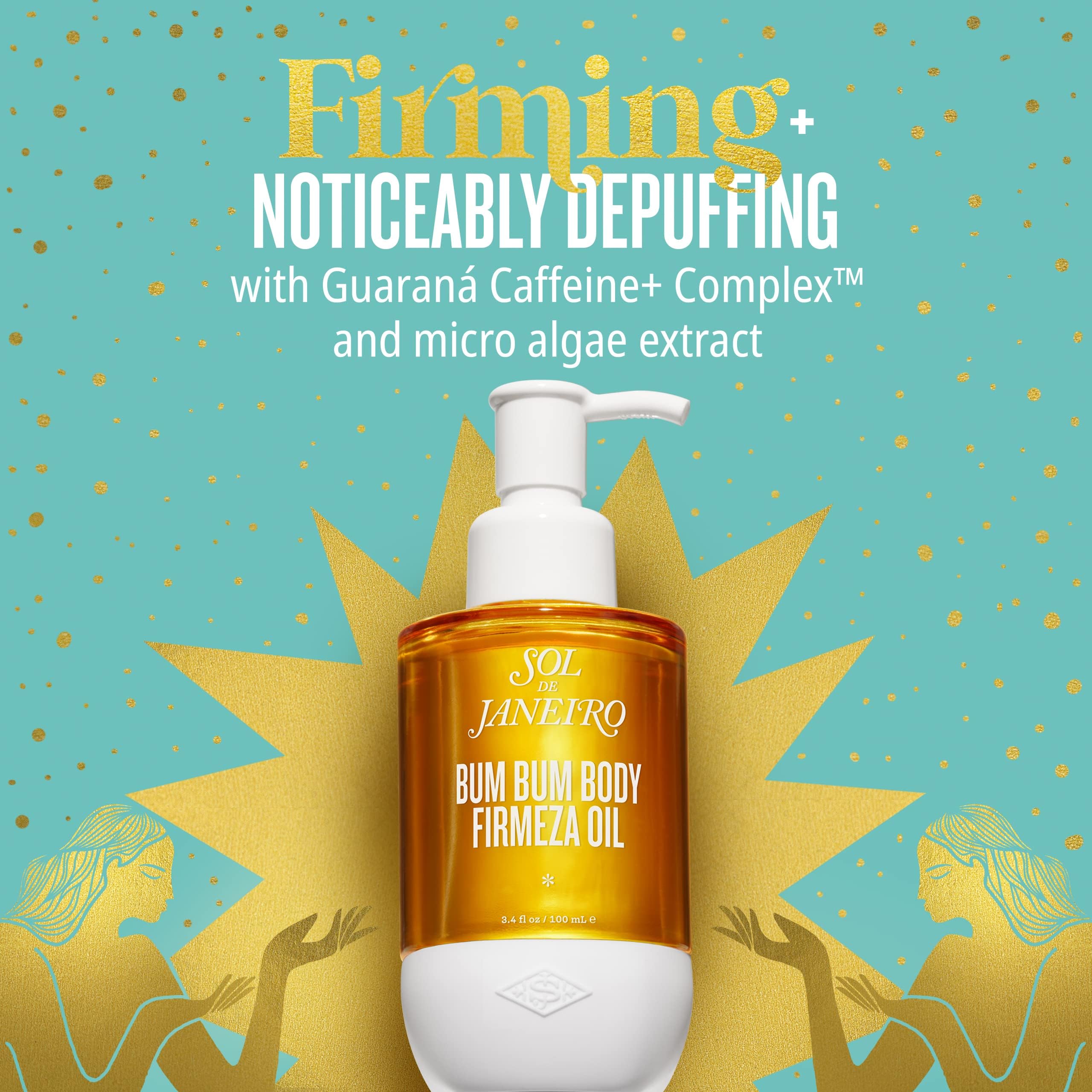 Sol de Janeiro Bum Bum Body Oil—gentle shimmer and hydration for radiant skin.