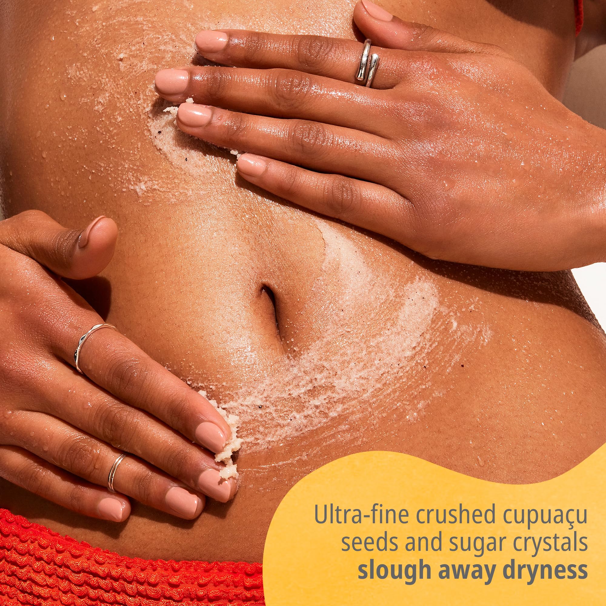 Sol de Janeiro Bum Bum Body Scrub Cheirosa 62 fragrance offers a warm gourmand scent experience.