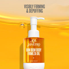 Sol de Janeiro Bum Bum Firmeza Body Oil pump-dispense enables easy, quick-absorption application.