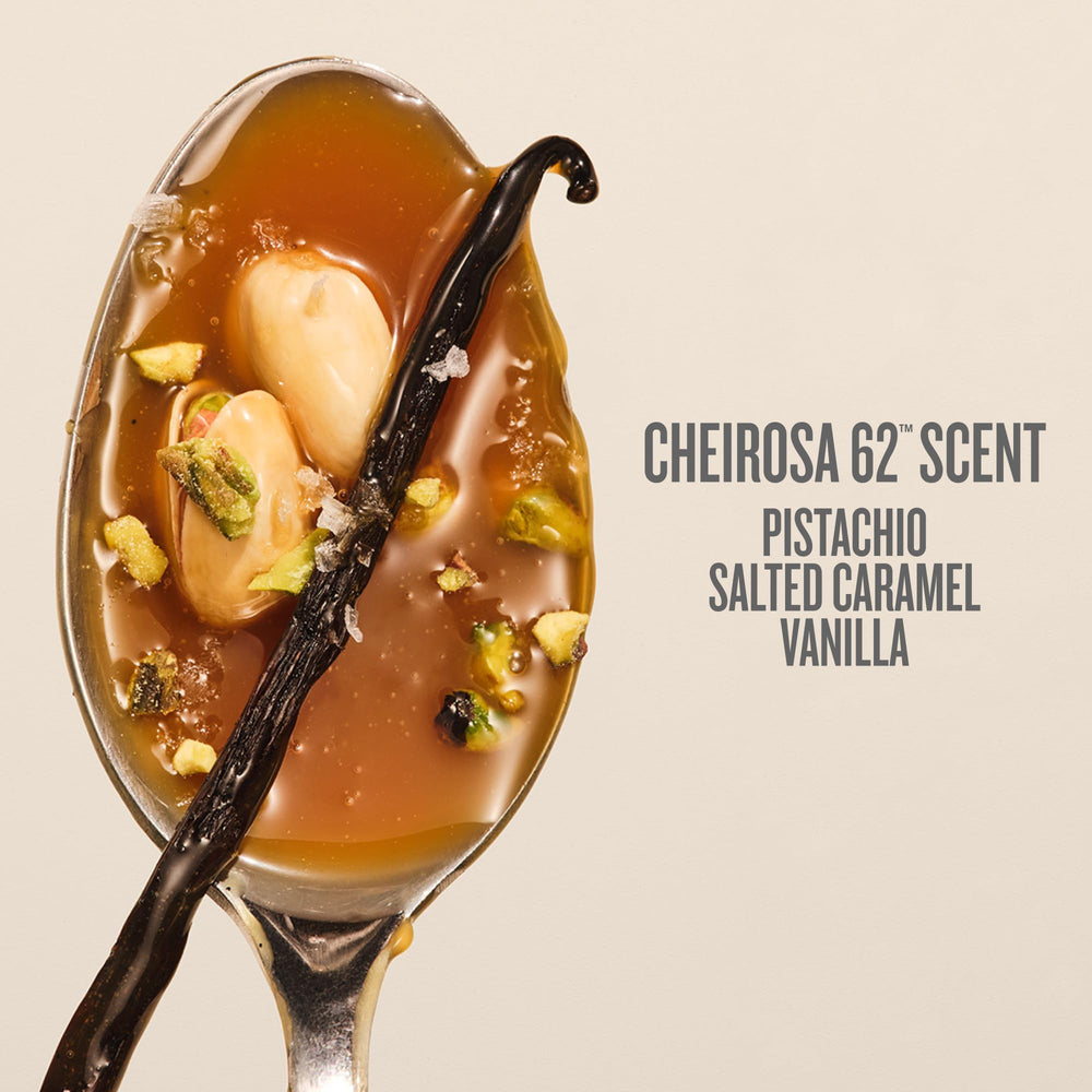 Sol de Janeiro Cheirosa 62 salted caramel note closeup for indulgent aroma.