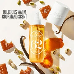 Sol de Janeiro Cheirosa 62 vanilla note closeup for creamy indulgence.