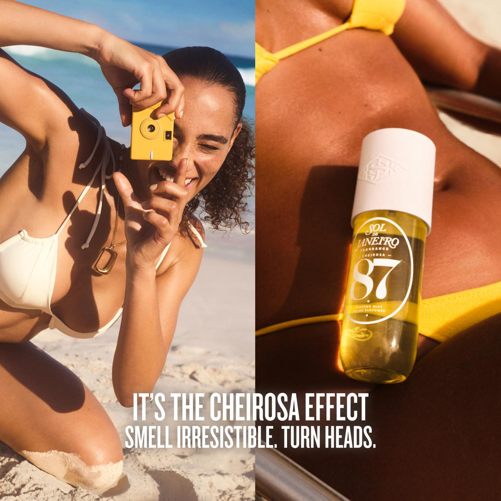 Sol de Janeiro Cheirosa 87 warm sand tones in fragrance profile.