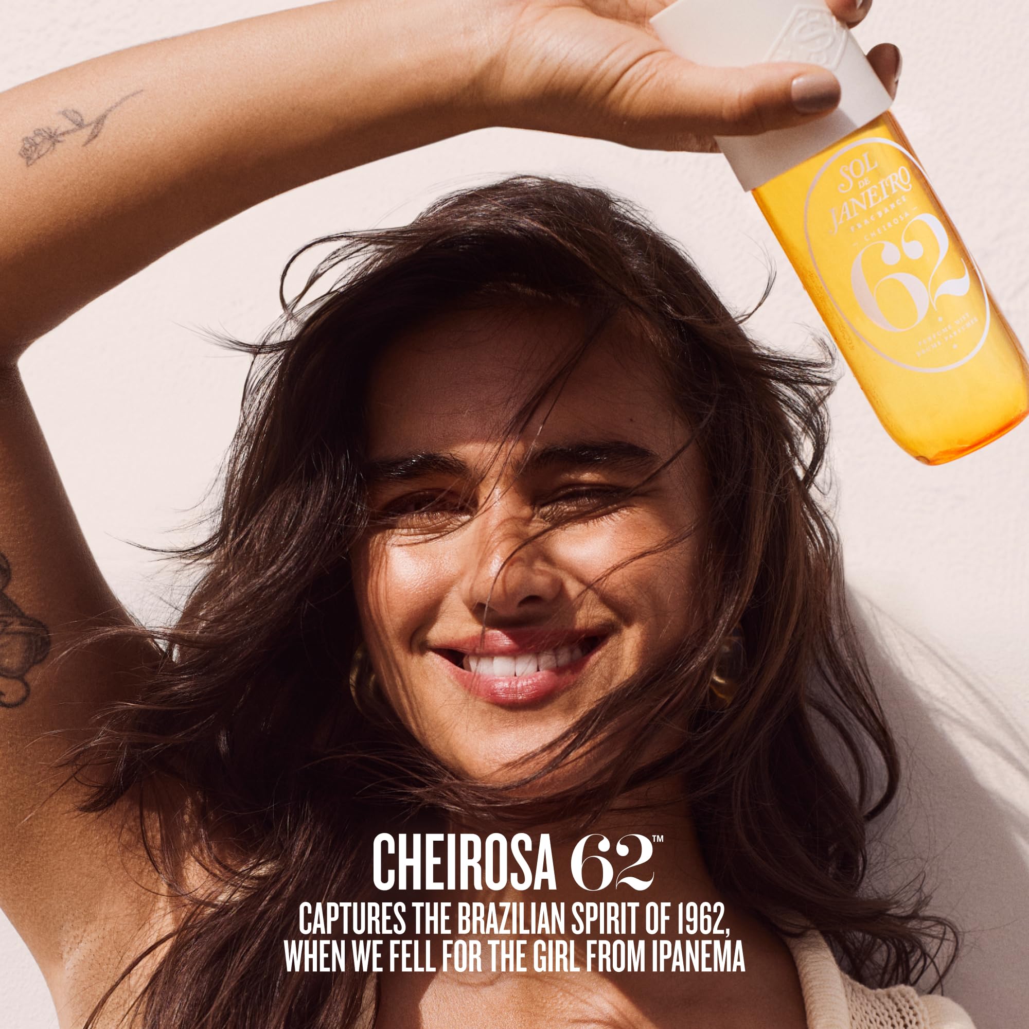 Sol de Janeiro Cheirosa mist lifestyle shot on vanity for daily ritual.