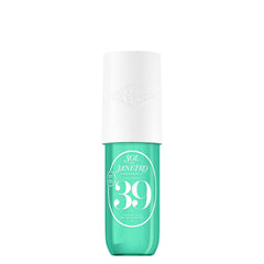 Sol de Janeiro Cheirosa 39 mist bottle shows travel-ready fragrance for daily refresh.