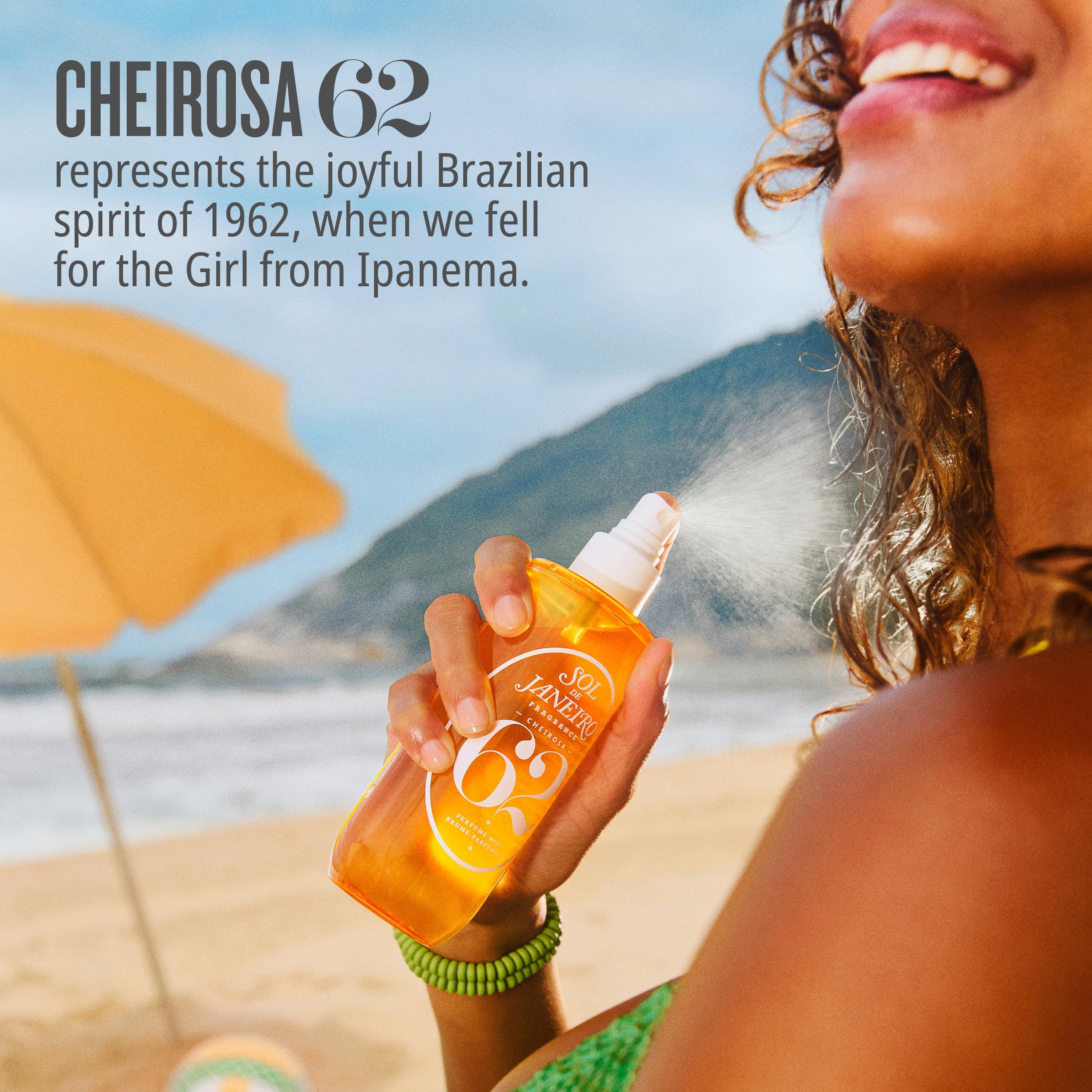 Sol de Janeiro Cheirosa 62 salted caramel scent evokes sun-kissed sweetness.
