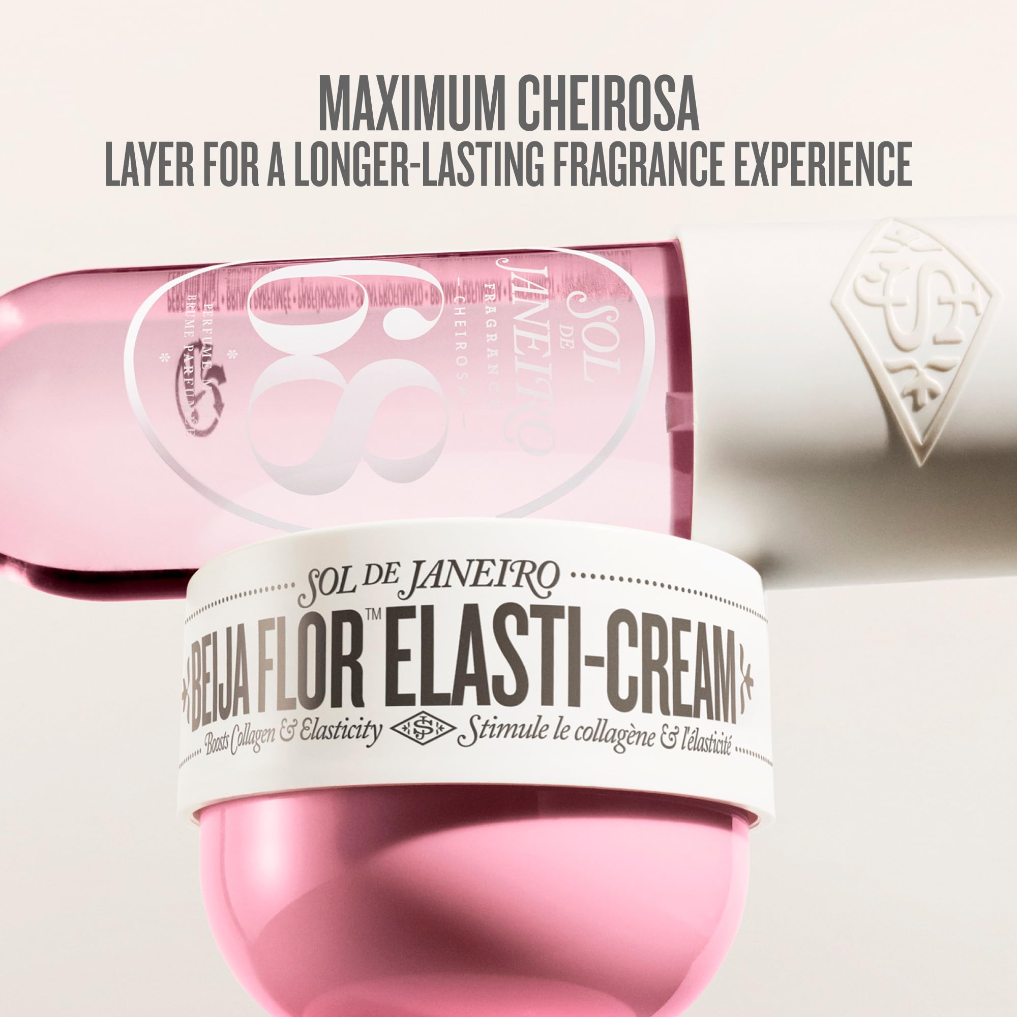 Sol de Janeiro Cheirosa 68 mist notes pink dragonfruit inspire fruity mood.