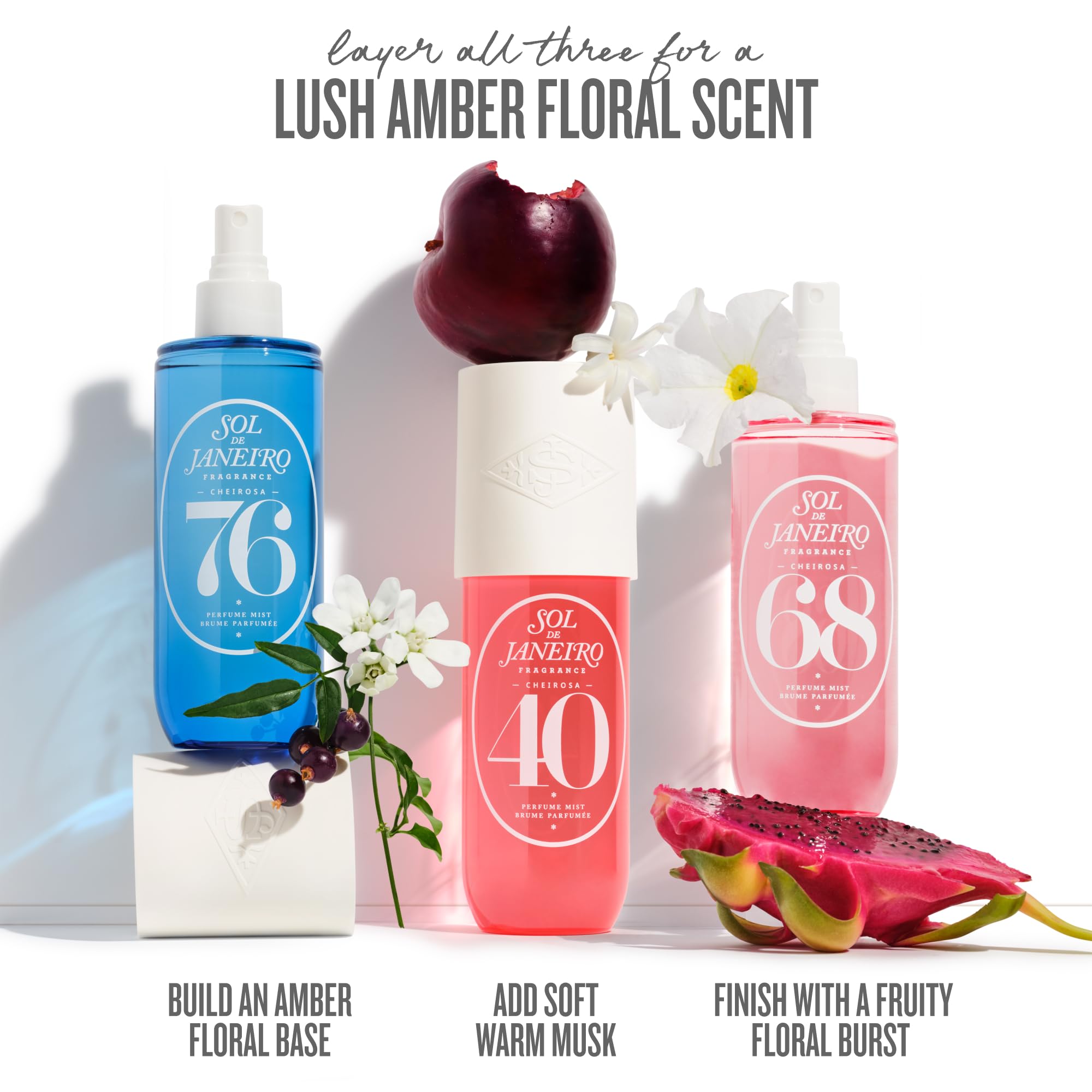 Sol de Janeiro Cheirosa 76 travel-size bottle ideal for purse or gym bag.