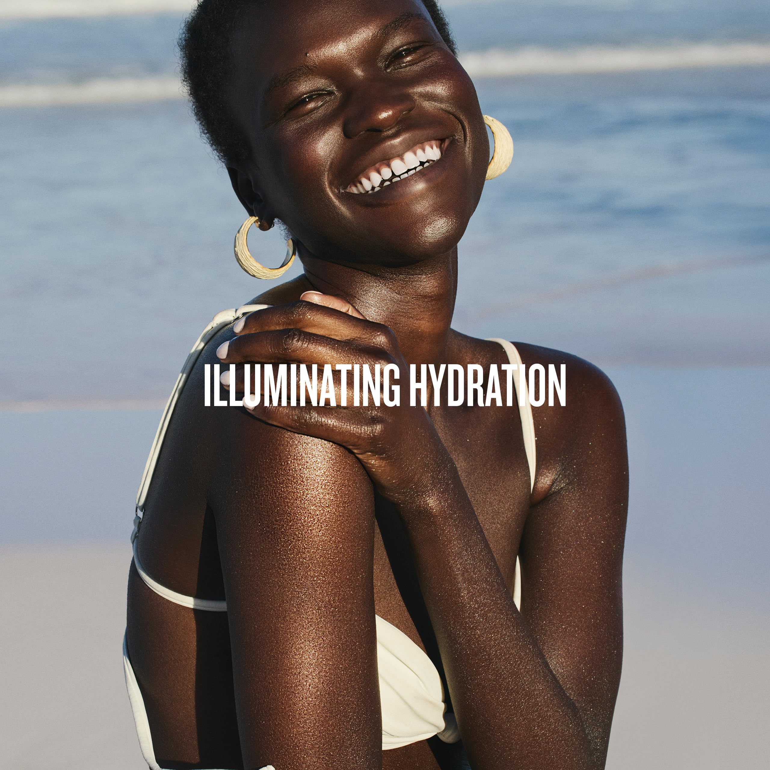 Sol de Janeiro Glowmotions Glow Body Oil swirl on skin adds smooth, glossy finish.