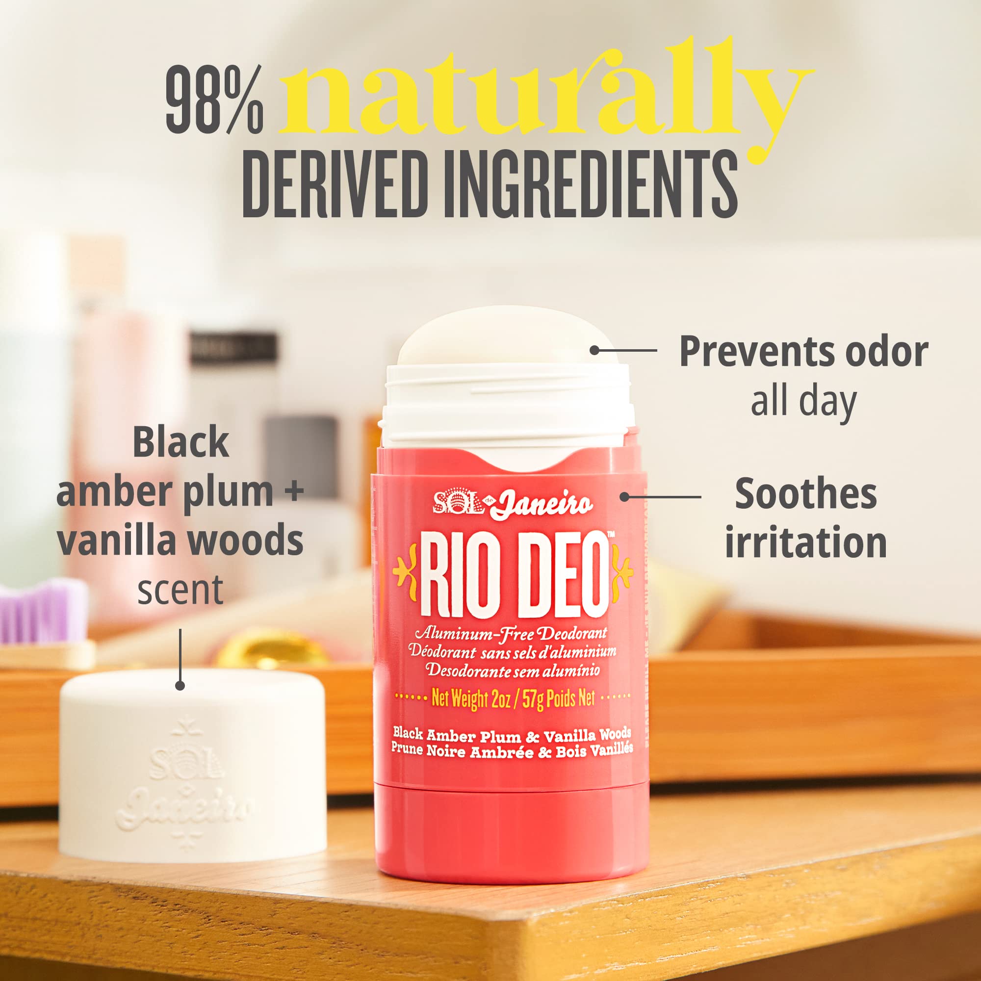 Sol de Janeiro Rio Deo Cheirosa 40 refill-cap demonstrates easy replacement and less waste.