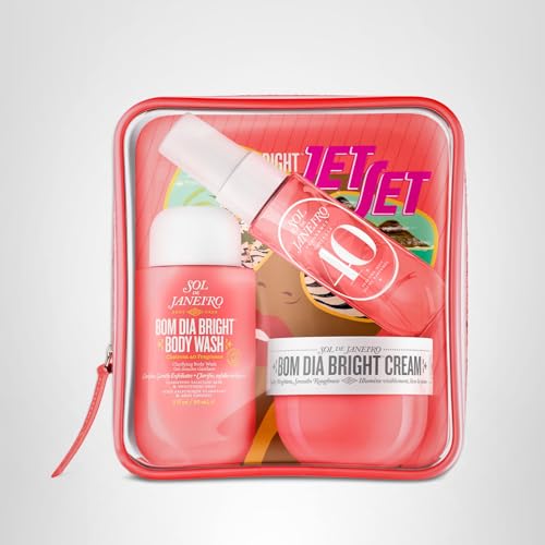 Sol de Janeiro travel-size beauty set displayed for display and packing