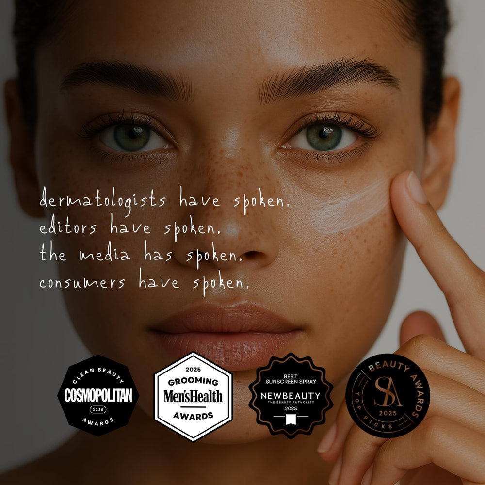 SOL LABS SPF 30 bottle pump demonstrates easy, quick daily application