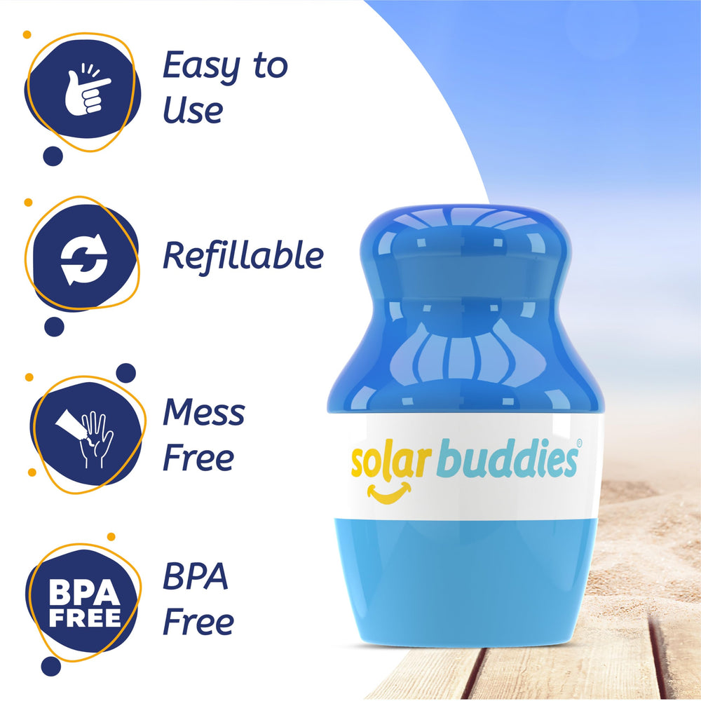 Solar Buddies 100ml travel indicator helps stay within carry-on limits during flights
