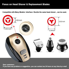 SOLASKY included accessories: replacement head, hair and nose trimmers for quick upgrades.