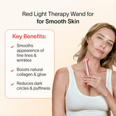 Solawave under-eyes application helps depuff and brighten tired skin.