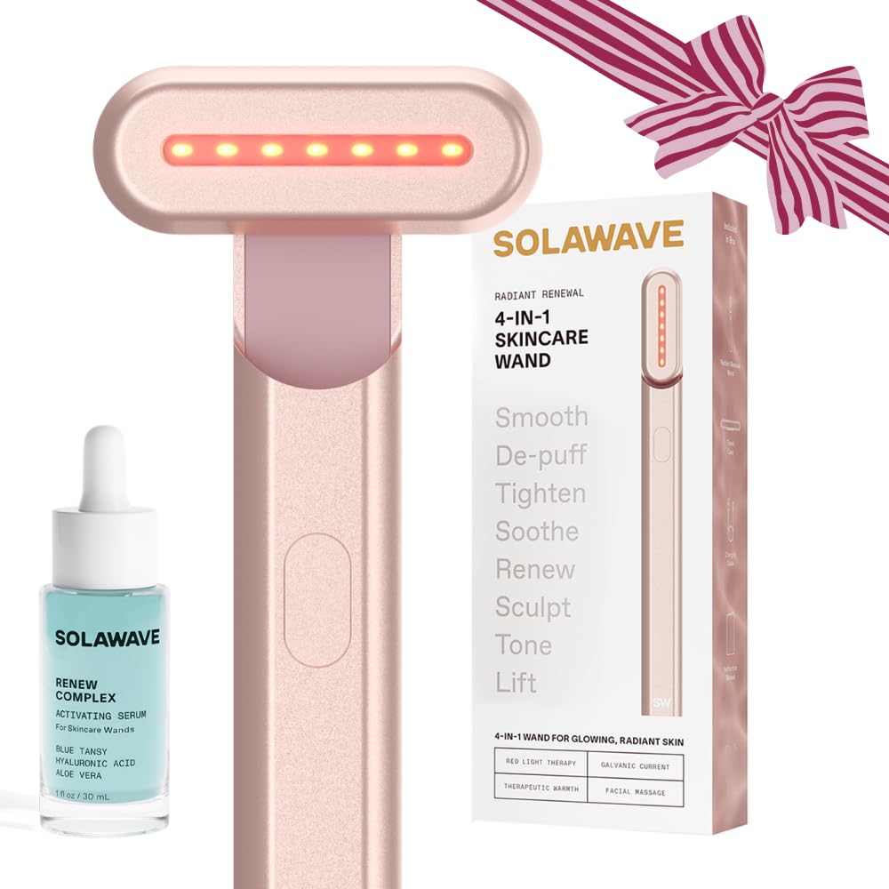 Solawave 4in1 wand front view for at-home facial care.