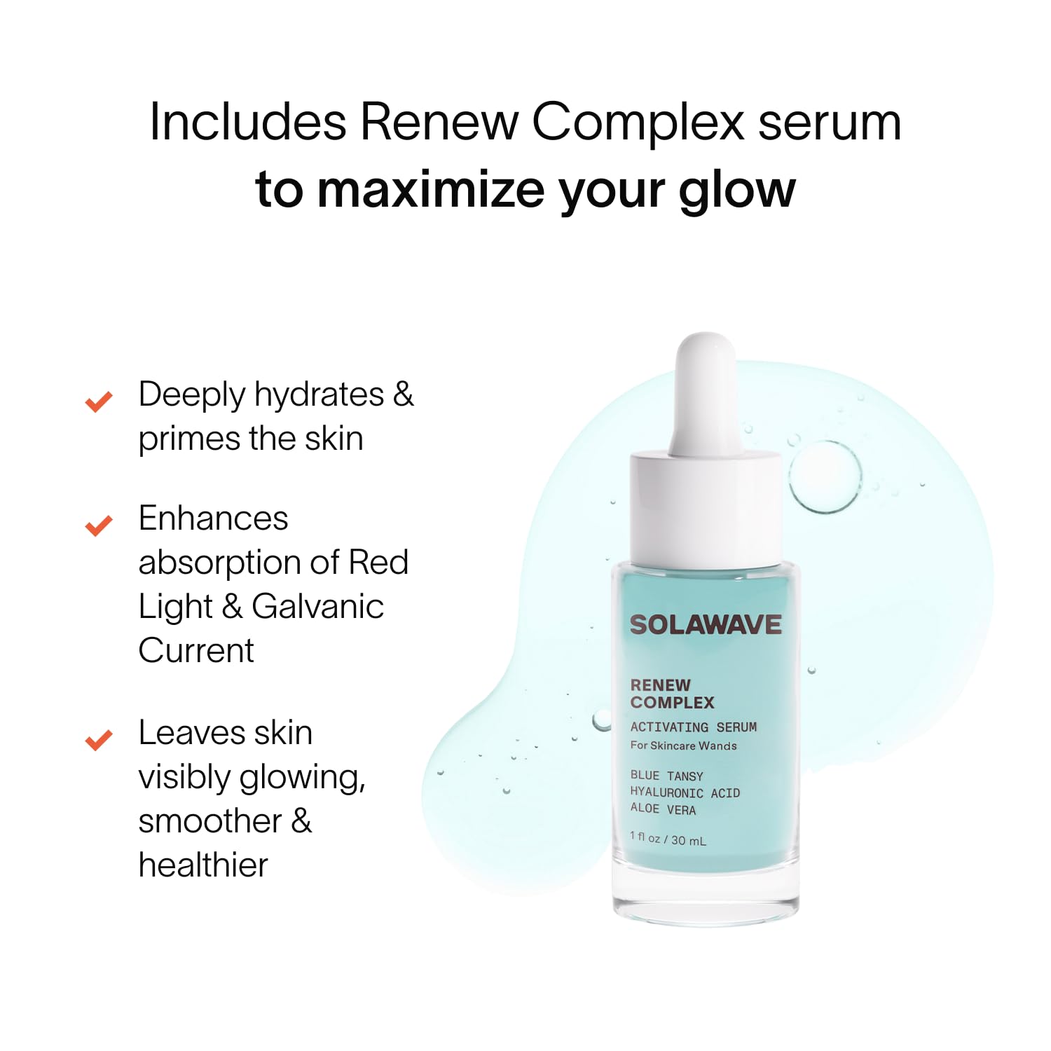 Solawave jawline wand defines contours for a firmer look.