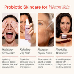 Solawave Plumping Peptide Lifting Serum texture close-up suggesting quick absorption for morning routine.