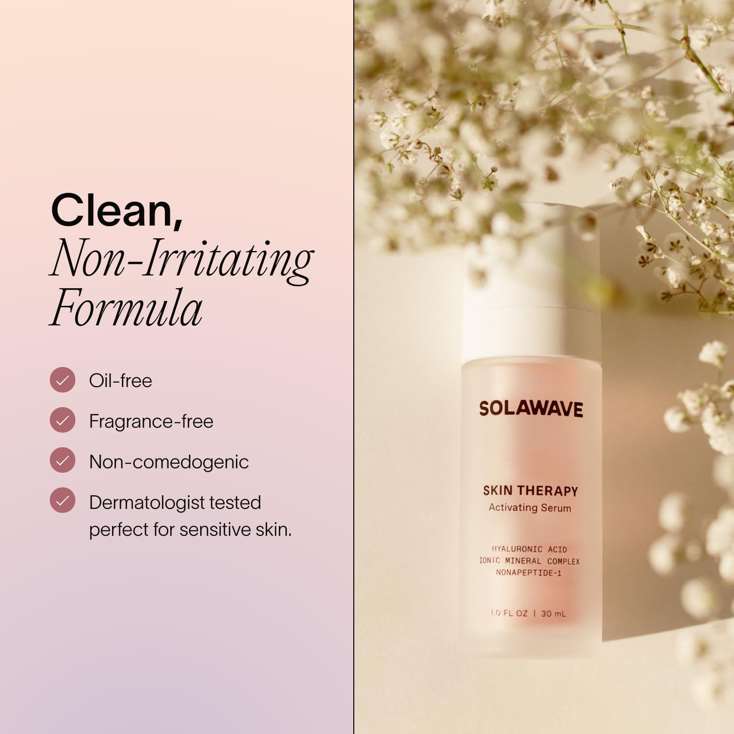 Solawave Wand activating serum skincare routine companion shot.