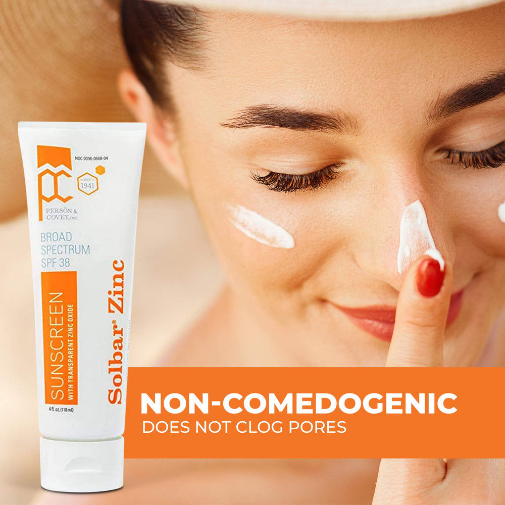 Solbar Sunscreen Zinc Unscented Cream used during outdoor activity with sweat resistance.
