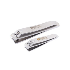 Solingen nail clippers 2-pcs set with ultra-sharp blades for precise trimming.