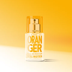 Solinotes Orange Blossom cap closeup highlights elegant fragrance details.
