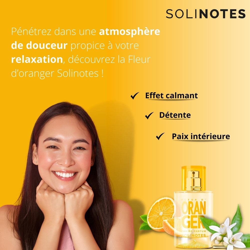 Solinotes Orange Blossom on a clean shelf shows premium display