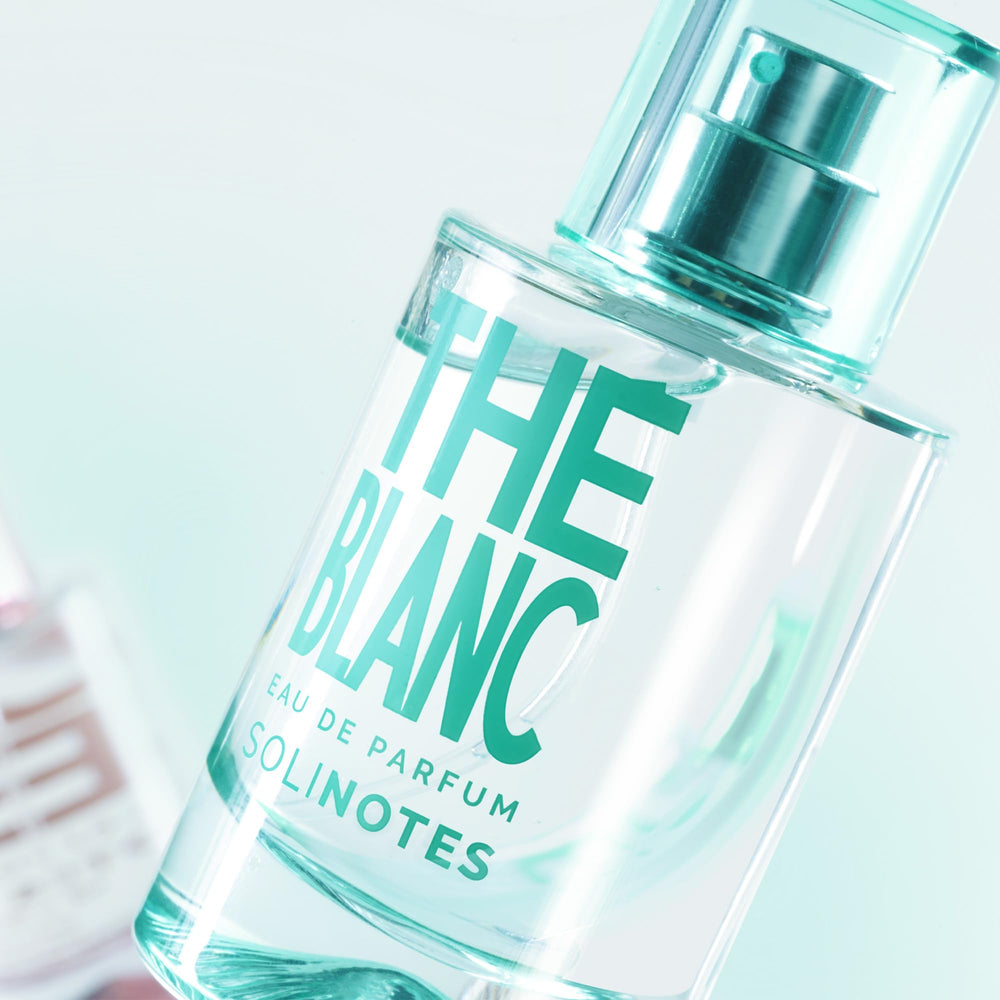 Solinotes Té Blanco: notas fondo osmanthus y musk blanco suave