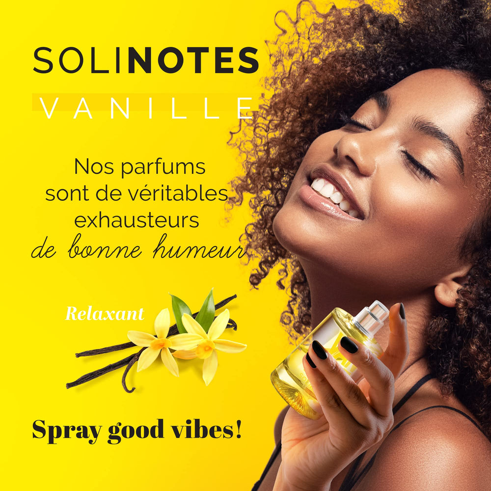 Solinotes Vanilla vintage bottle evokes timeless elegance and versatile wear.