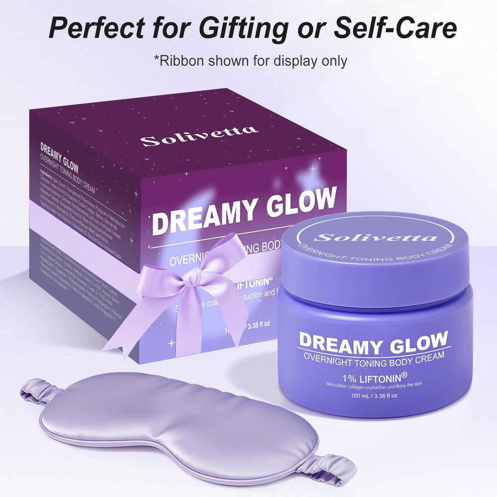 Solivetta Dreamy Glow closeup emphasizes luxurious whipped texture for sensitive skin