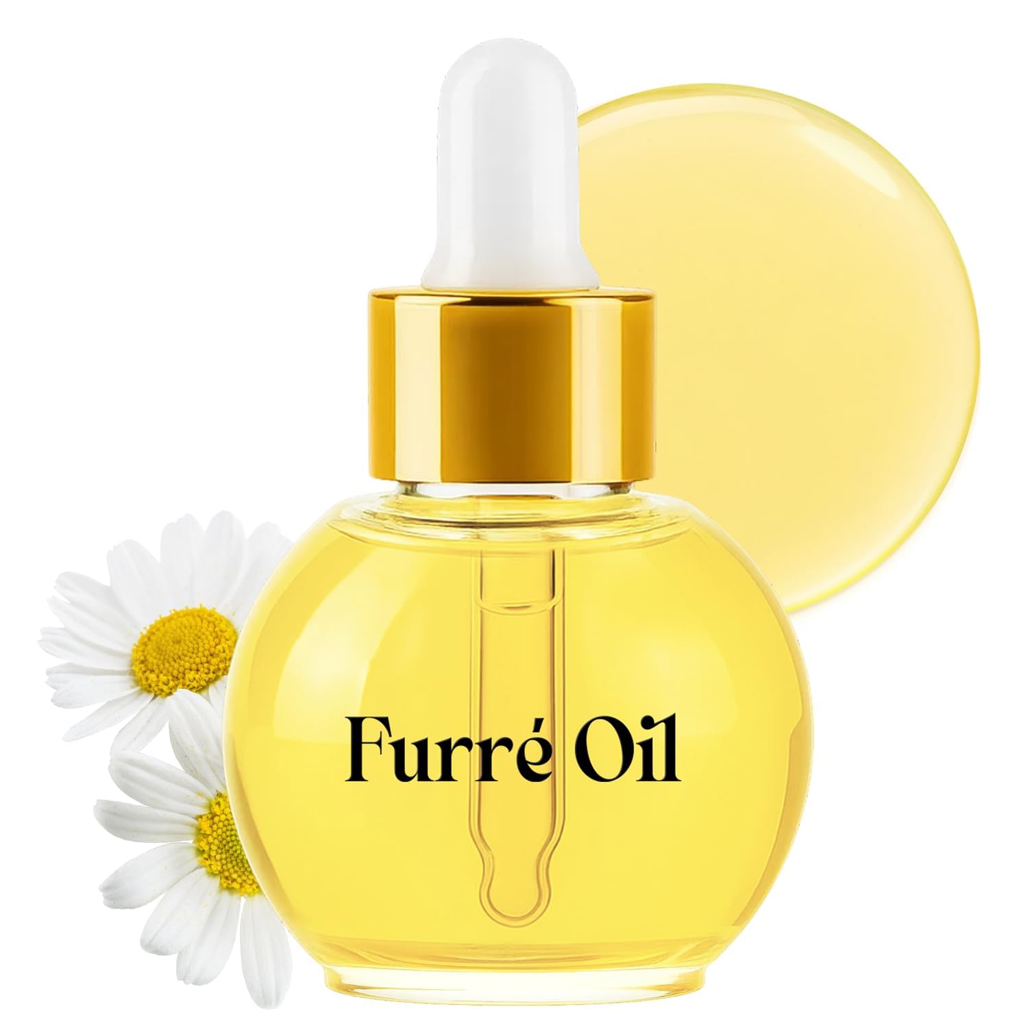 Solivetta Furré Oil bottle pour demonstrates lightweight post-shave application for calm skin.